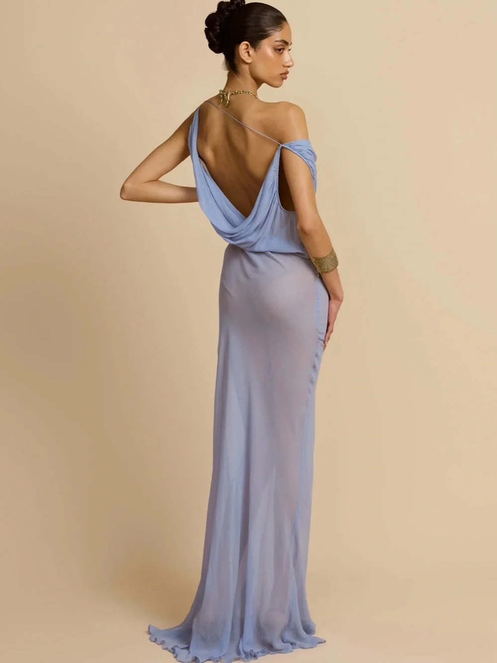 Arcina Ori - Jordana Dress in Sky Blue - Picture 2 of 5